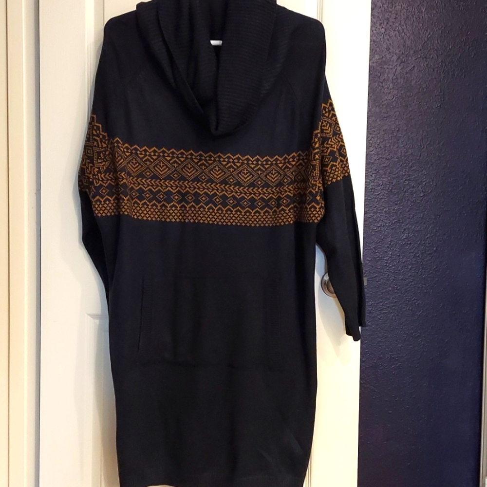 Lusciously Warm Cowl Necked Sweater Dress